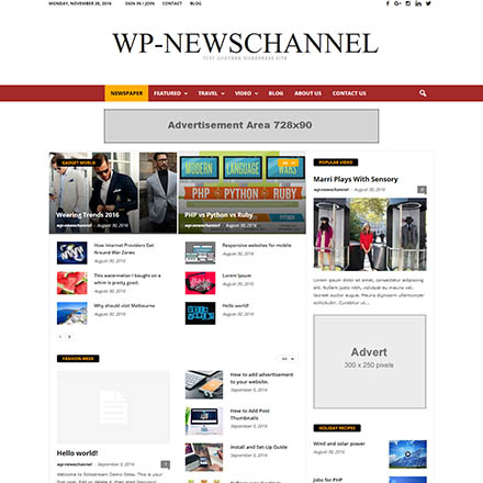 SoloStream WP-NewsChannel