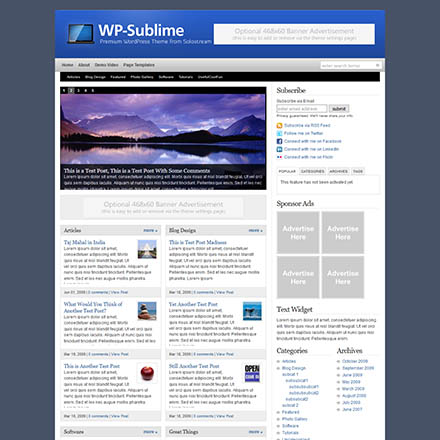 SoloStream WP-Sublime