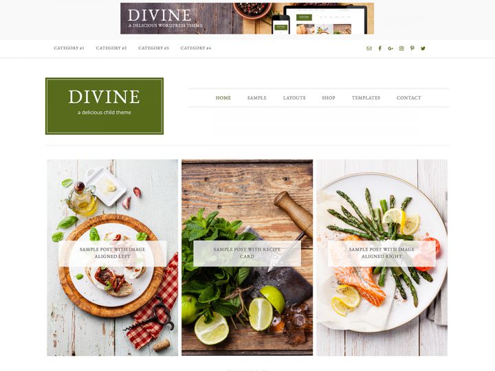 WordPress шаблон StudioPress Divine