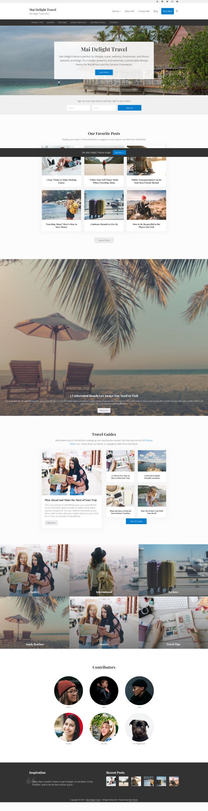 Шаблон StudioPress Mai Lifestyle Pro WordPress шаблон StudioPress Mai Lifestyle Pro