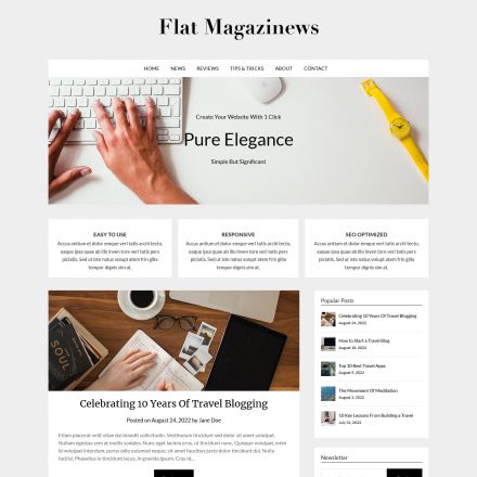 Superb Themes Flat Magazinews