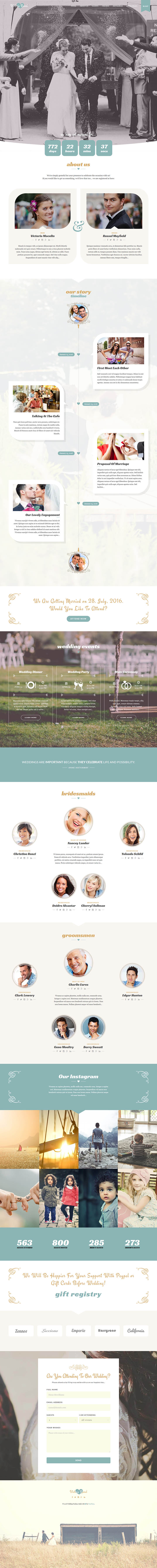 WordPress шаблон TemPlaza Wedding Fuchsia