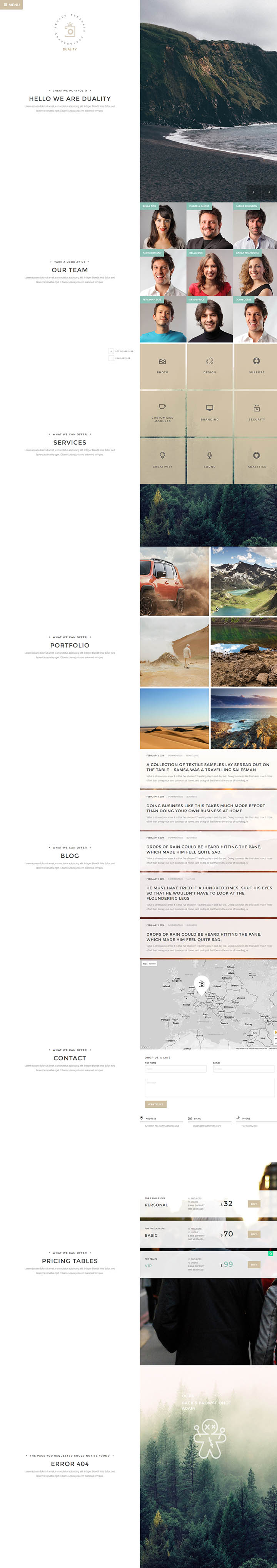 WordPress шаблон TeslaThemes Duality