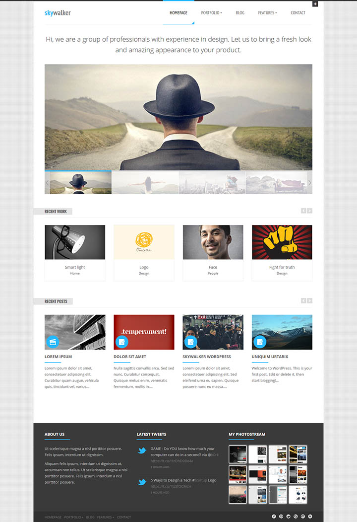 WordPress шаблон TeslaThemes SkyWalker