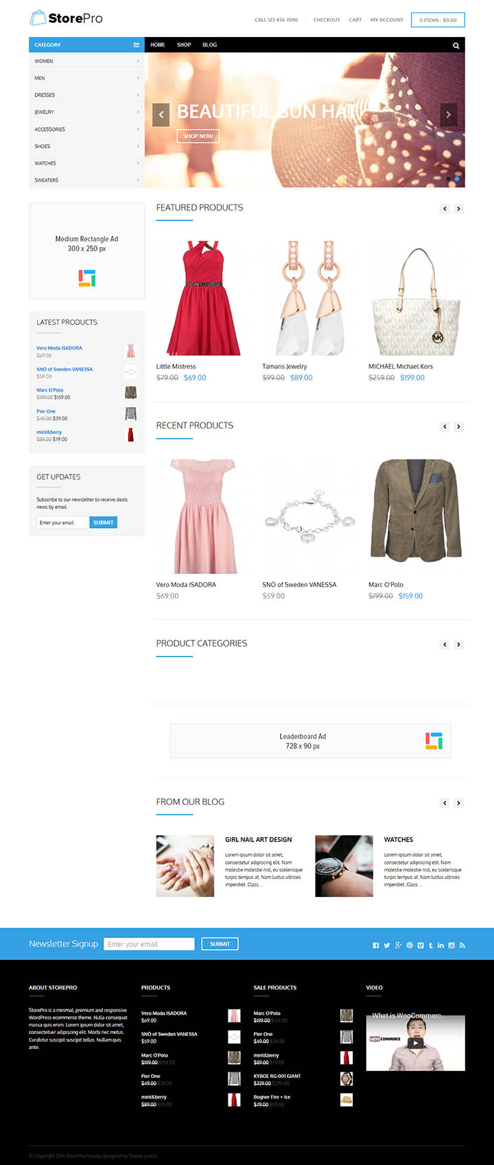 WordPress шаблон Theme Junkie StorePro