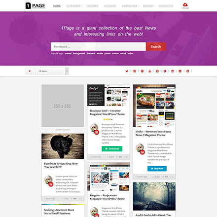 ThemeForest 1Page