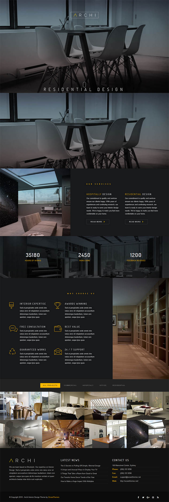 WordPress шаблон ThemeForest Archi