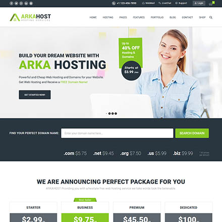 ThemeForest Arka Host