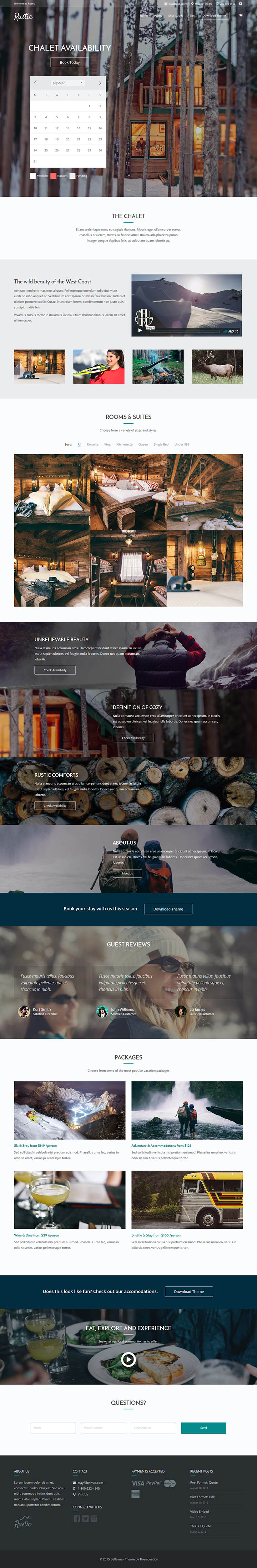 WordPress шаблон ThemeForest Bellevue