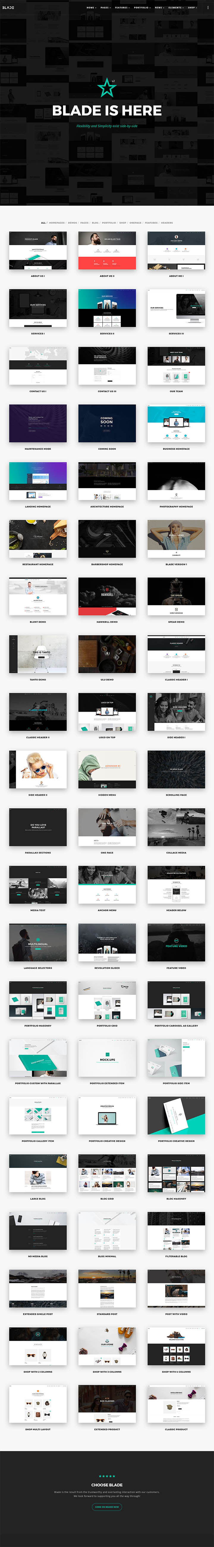 WordPress шаблон ThemeForest Blade