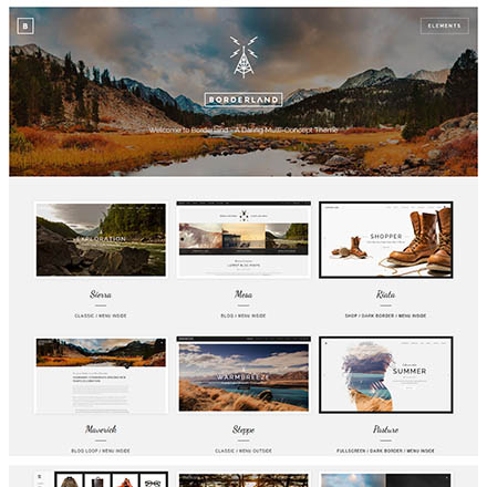 ThemeForest Borderland