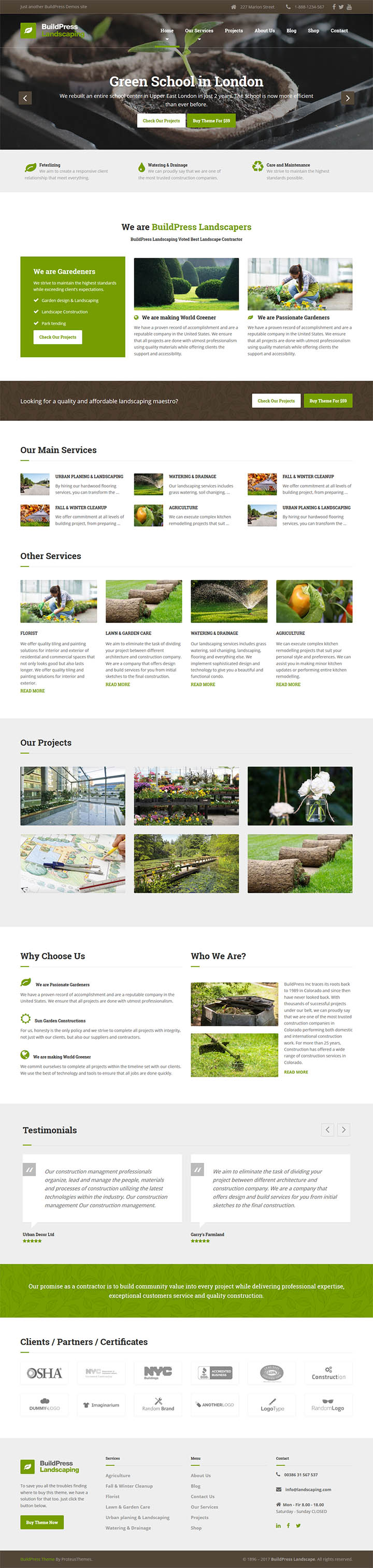 WordPress шаблон ThemeForest BuildPress