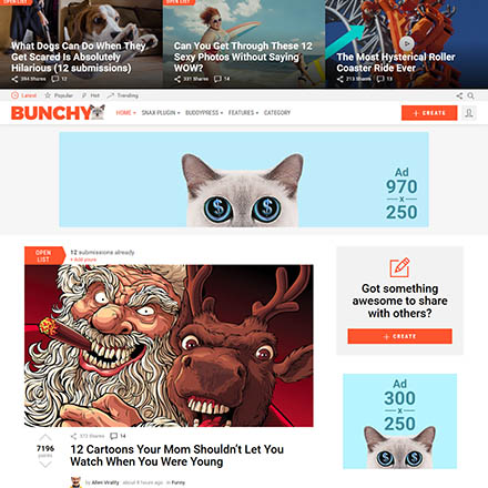 ThemeForest Bunchy