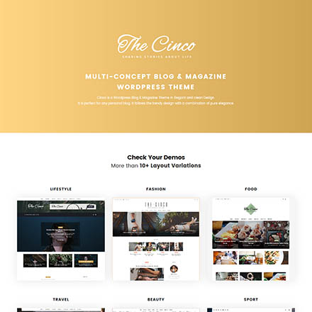 ThemeForest Cinco