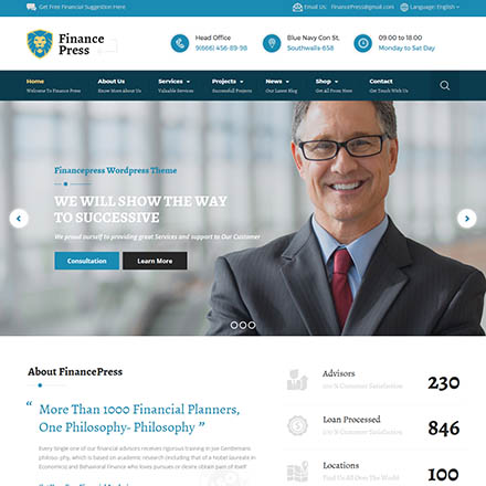 ThemeForest Finance Press