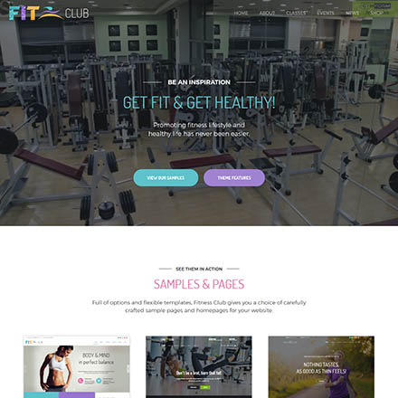 ThemeForest Fitness Club
