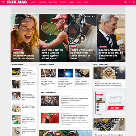 ThemeForest Flex Mag