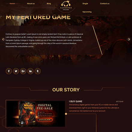 ThemeForest GamerPro