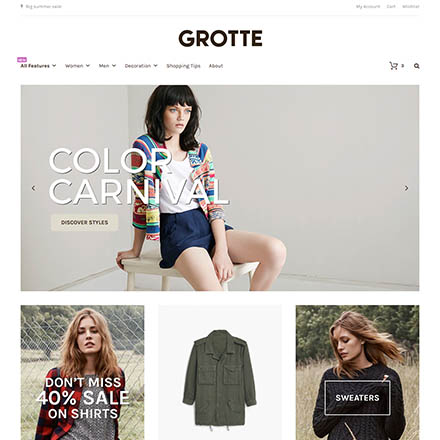 ThemeForest Grotte