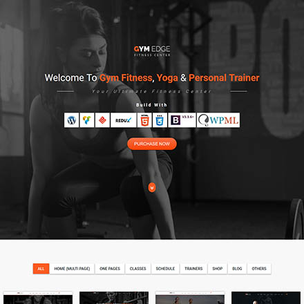 ThemeForest Gym Edge