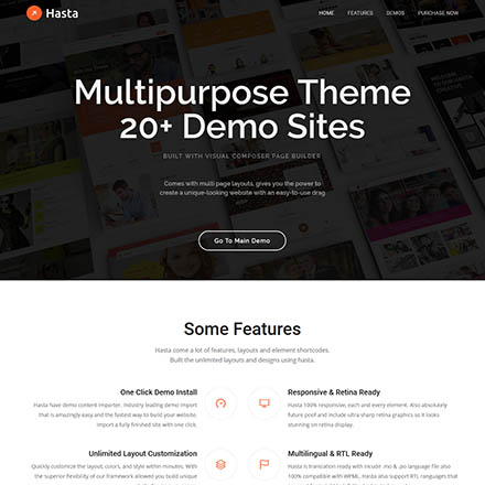 ThemeForest Hasta