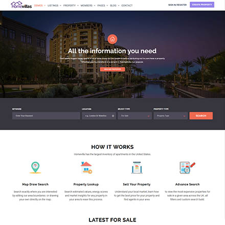 ThemeForest Home Villas