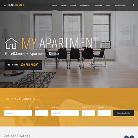 ThemeForest Hotel Master