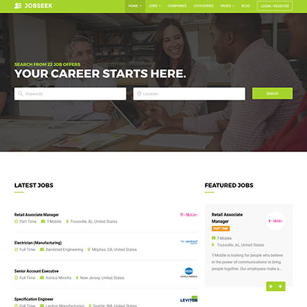 ThemeForest Jobseek