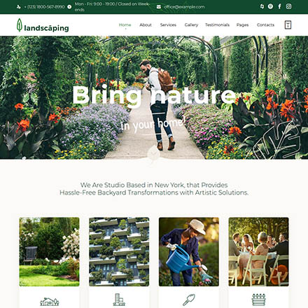 ThemeForest Landscaping