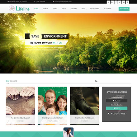 ThemeForest Lifeline