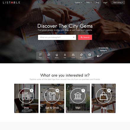 ThemeForest LISTABLE