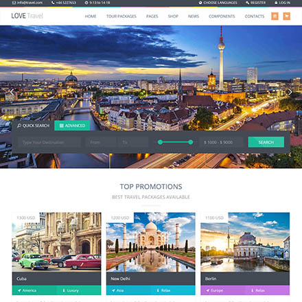 ThemeForest Love Travel