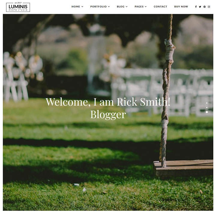 WordPress шаблон ThemeForest Luminis