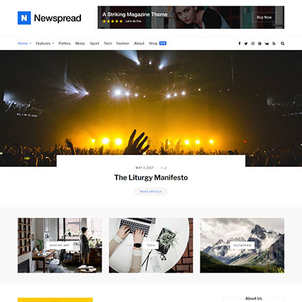 ThemeForest Newspread