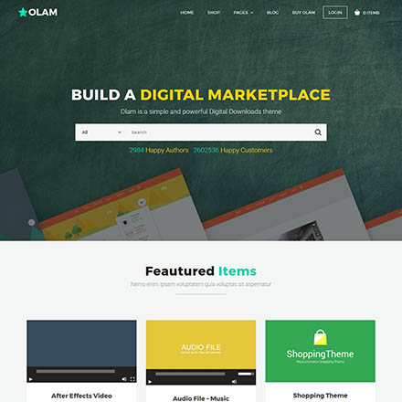 ThemeForest Olam