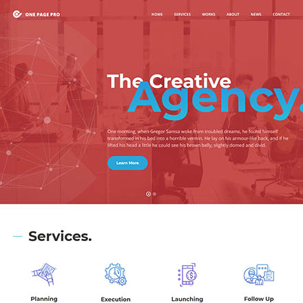 ThemeForest One Page Pro