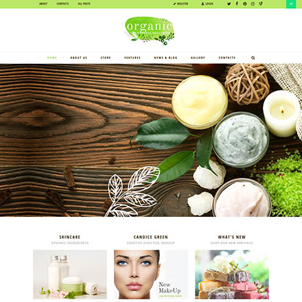 ThemeForest Organic Beauty