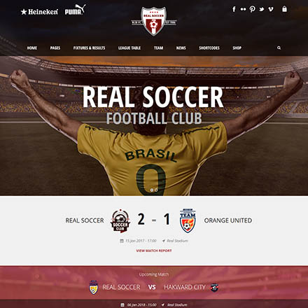 ThemeForest Real Soccer