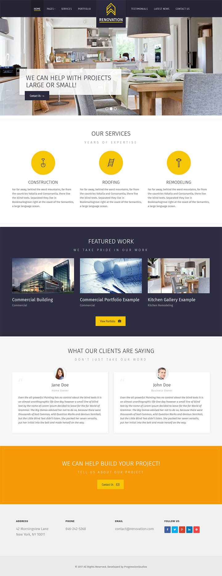 WordPress шаблон ThemeForest Renovation