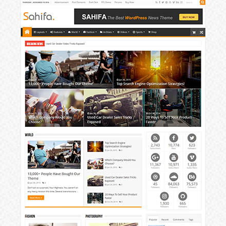 ThemeForest Sahifa