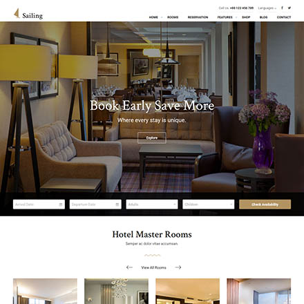 ThemeForest Sailing