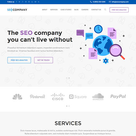 ThemeForest Seo Company