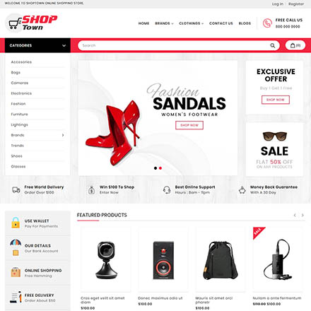 ThemeForest Shop Town