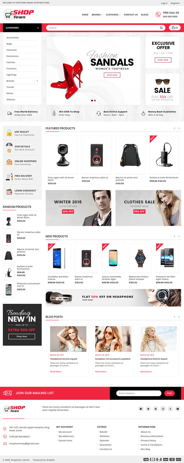 WordPress шаблон ThemeForest Shop Town