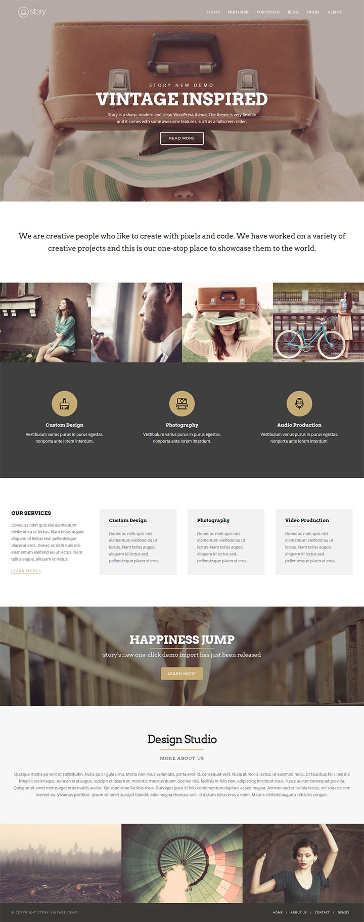 WordPress шаблон ThemeForest Story