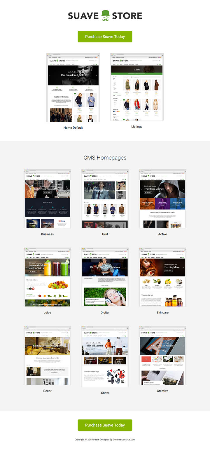 WordPress шаблон ThemeForest Suave