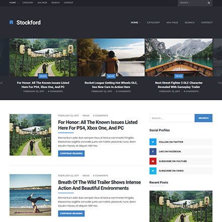 ThemeForest The Stockford