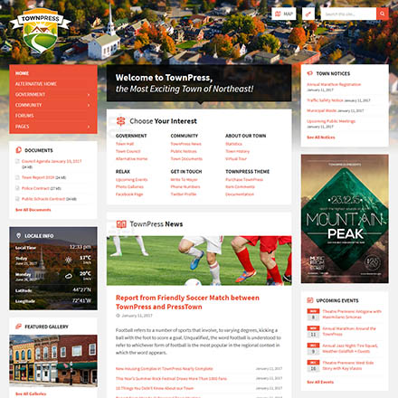 ThemeForest TownPress