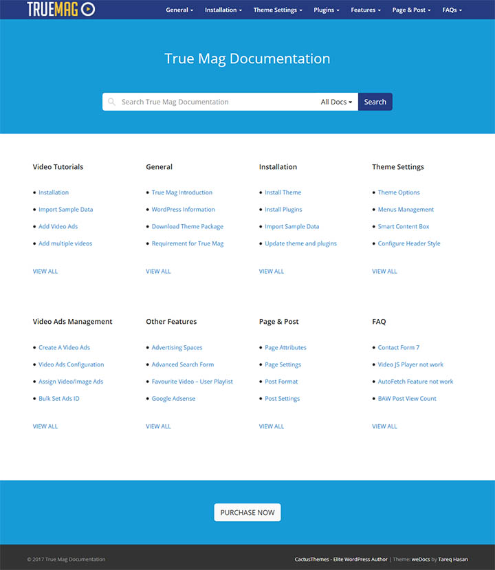 WordPress шаблон ThemeForest True Mag