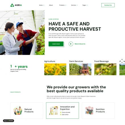ThemeForest Agria